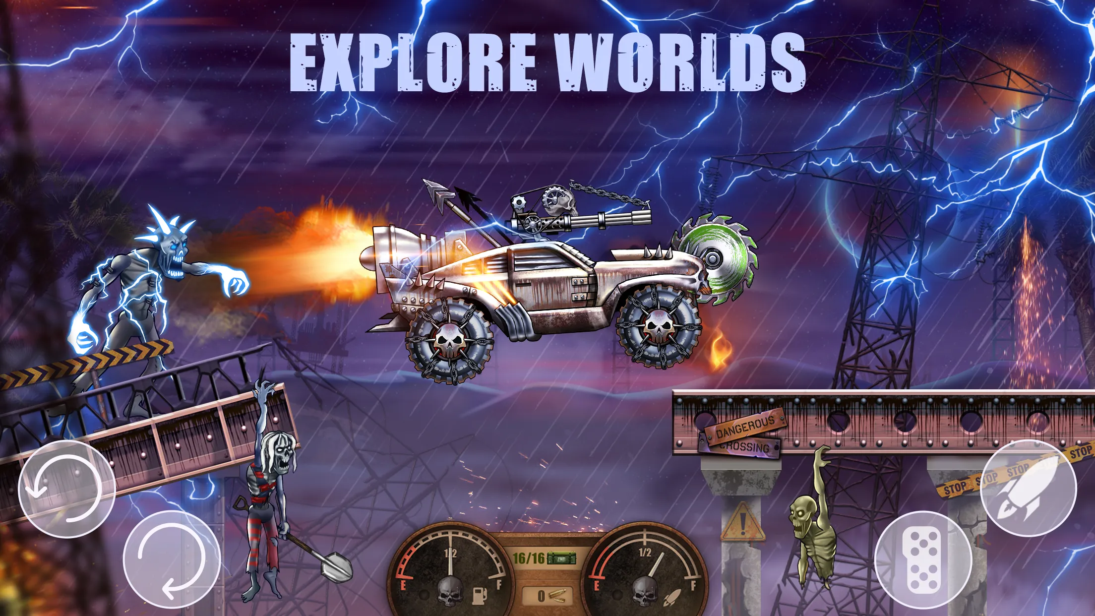 Zombie Hill Racing: Earn Climb v2.4.5 APK Мод (Много денег) Screenshot 5