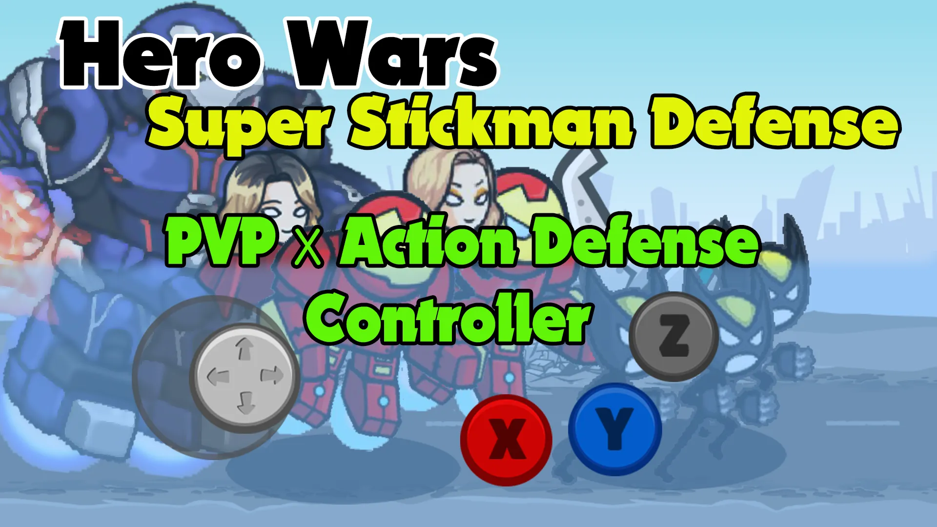 HERO WARS SuperStickmanDefense v1.1.0 APK Мод (Бесплатные покупки) Screenshot 1