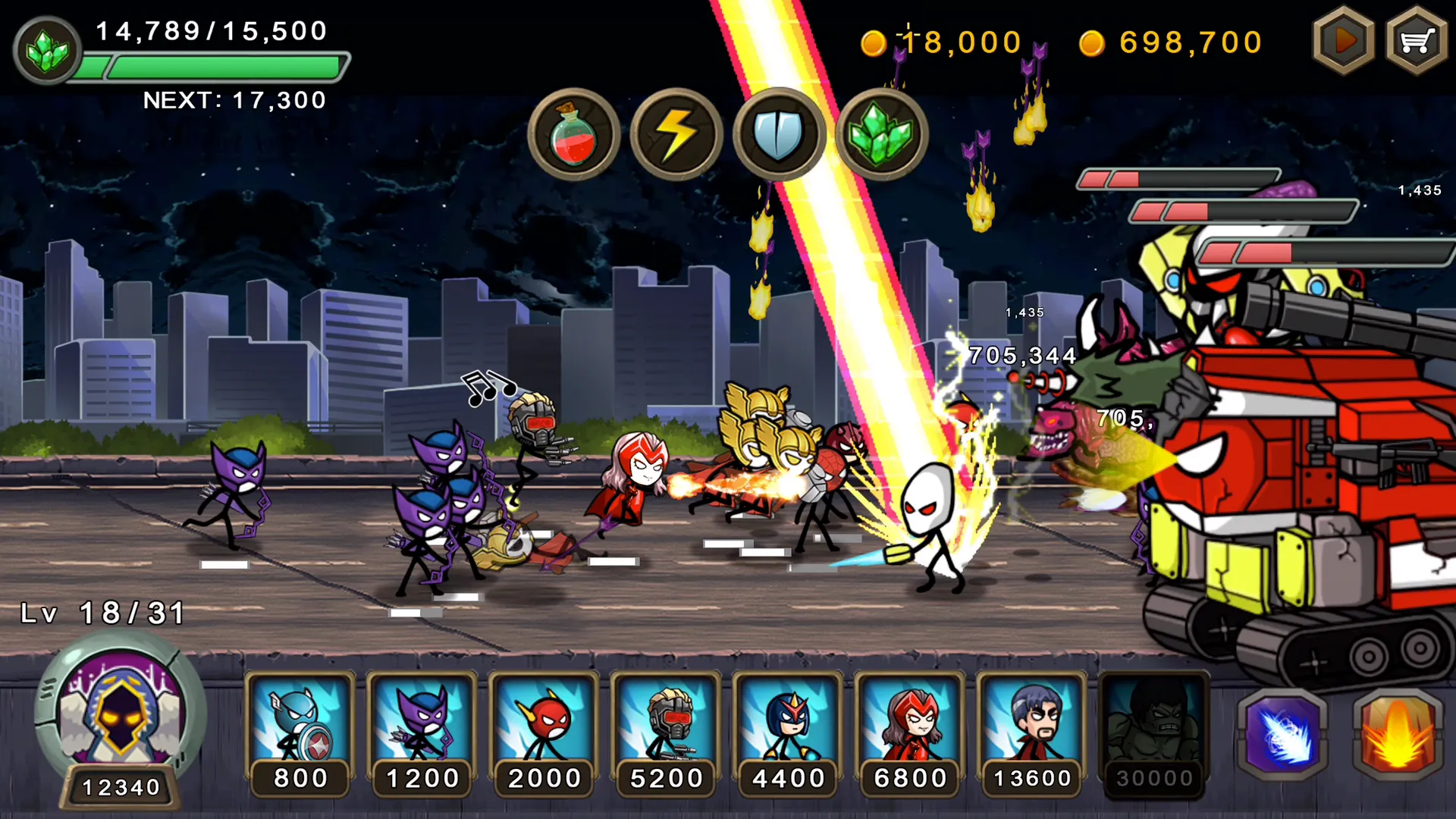 HERO WARS SuperStickmanDefense v1.1.0 APK Мод (Бесплатные покупки) Screenshot 3