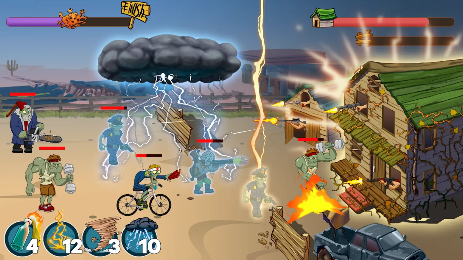 Zombies Ranch. Zombie shooting [мод: бесплатные покупки] Screenshot 3