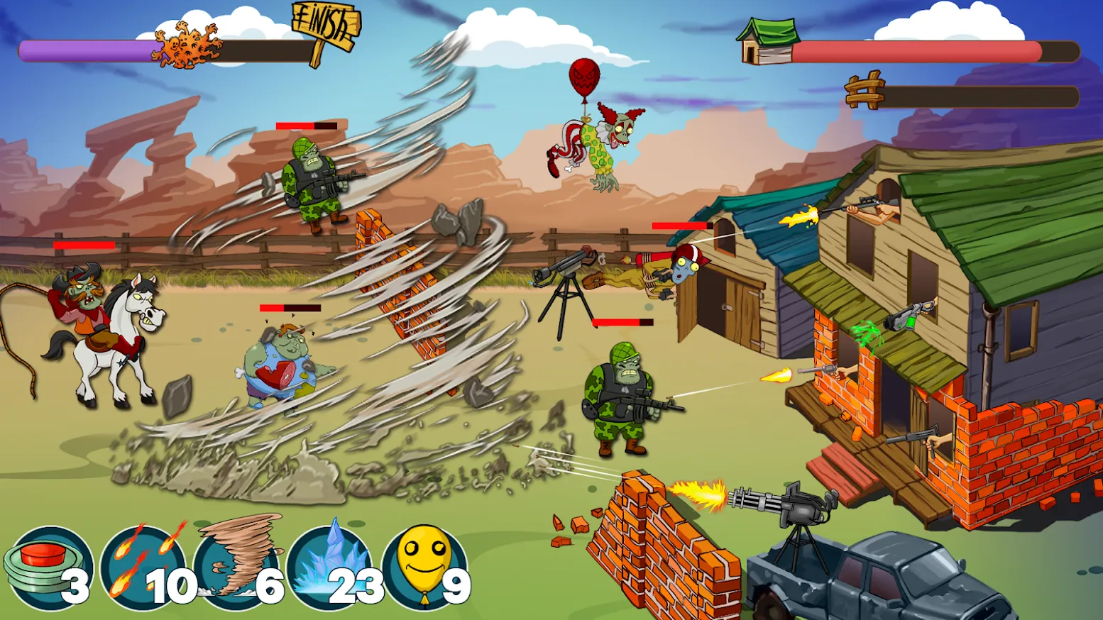 Zombies Ranch. Zombie shooting [мод: бесплатные покупки] Screenshot 4
