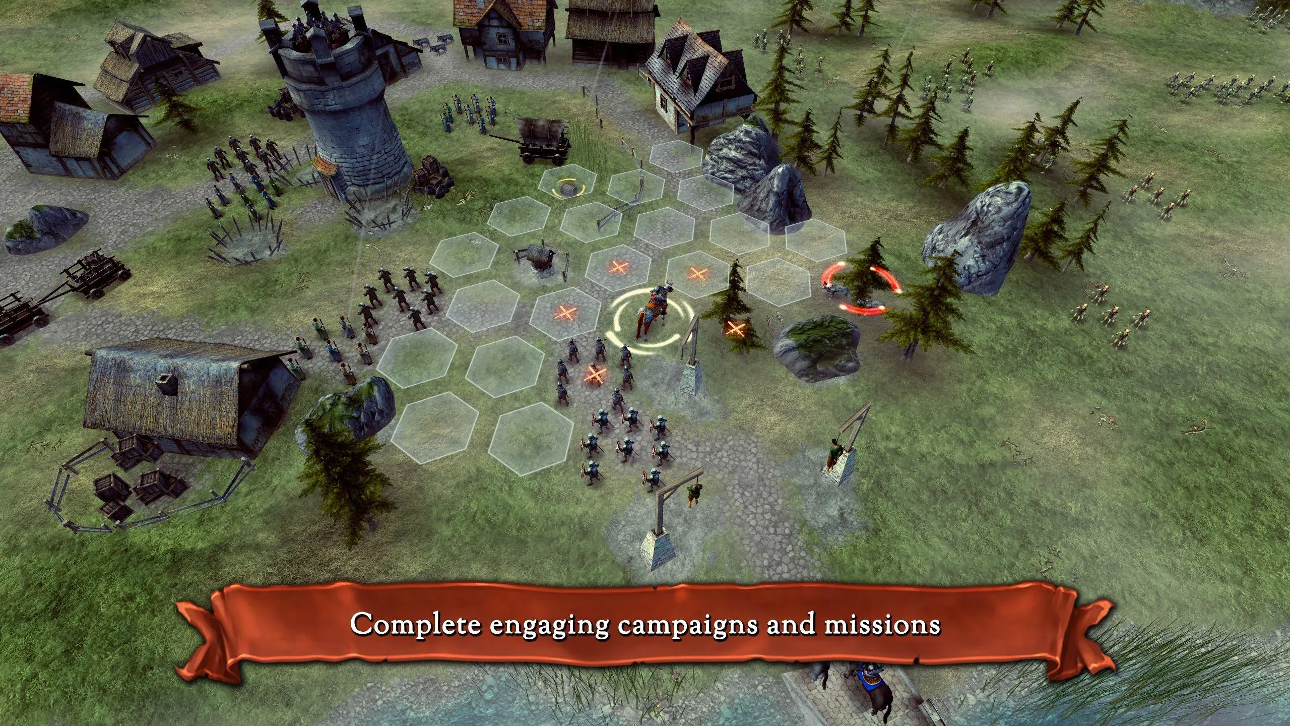 Hex Commander: Fantasy Heroes v5.3 APK Мод (Много денег) Screenshot 5
