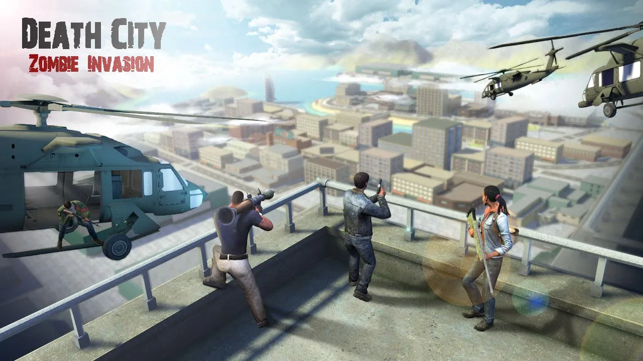 Death City: Zombie Invasion [мод: много денег] Screenshot 1