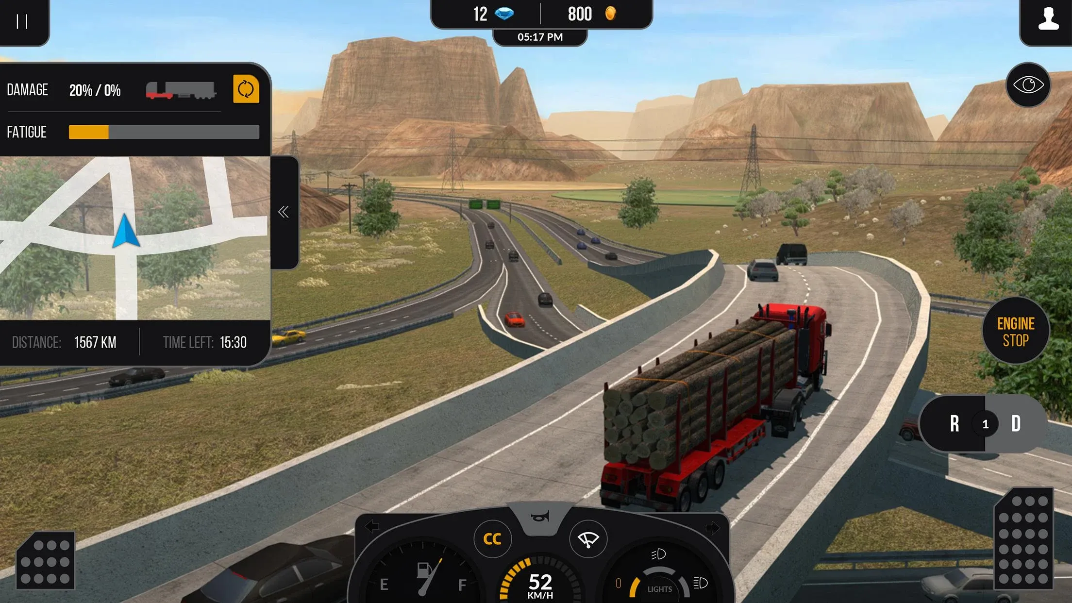 Truck Simulator PRO 2 v1.9.1 APK Мод (Много денег) Screenshot 2 Truck Simulator PRO 2 v1.9.1 APK Мод (Много денег) Screenshot 2