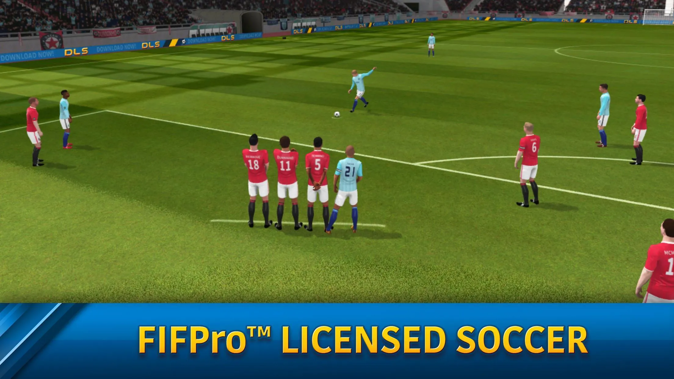 Dream League Soccer 2019 v6.15 APK Мод (Много денег) Screenshot 1 Dream League Soccer 2019 v6.15 APK Мод (Много денег) Screenshot 1