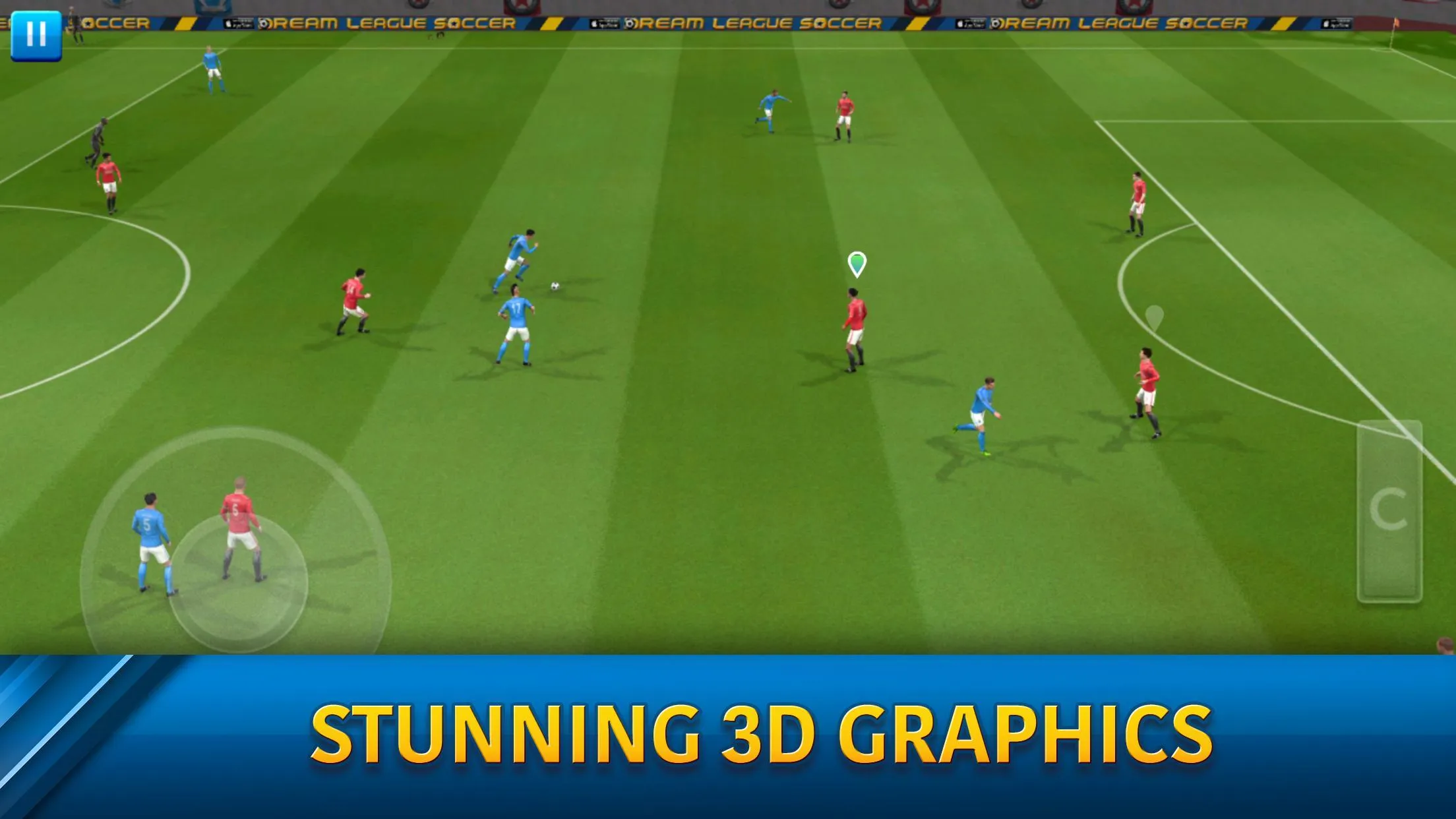 Dream League Soccer 2019 v6.15 APK Мод (Много денег) Screenshot 2 Dream League Soccer 2019 v6.15 APK Мод (Много денег) Screenshot 2