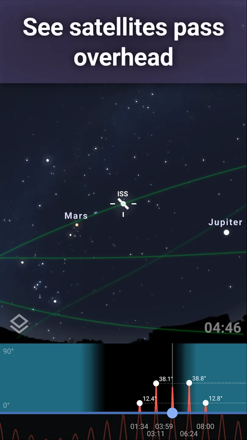 Stellarium Plus v1.15.3 APK Мод (Полная версия) Screenshot 3 Stellarium Plus v1.15.3 APK Мод (Полная версия) Screenshot 3