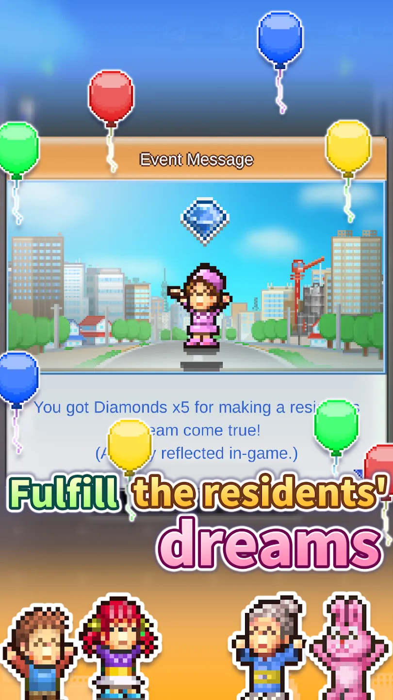 Dream Town Story v2.3.1 APK Мод (Много денег) Screenshot 4