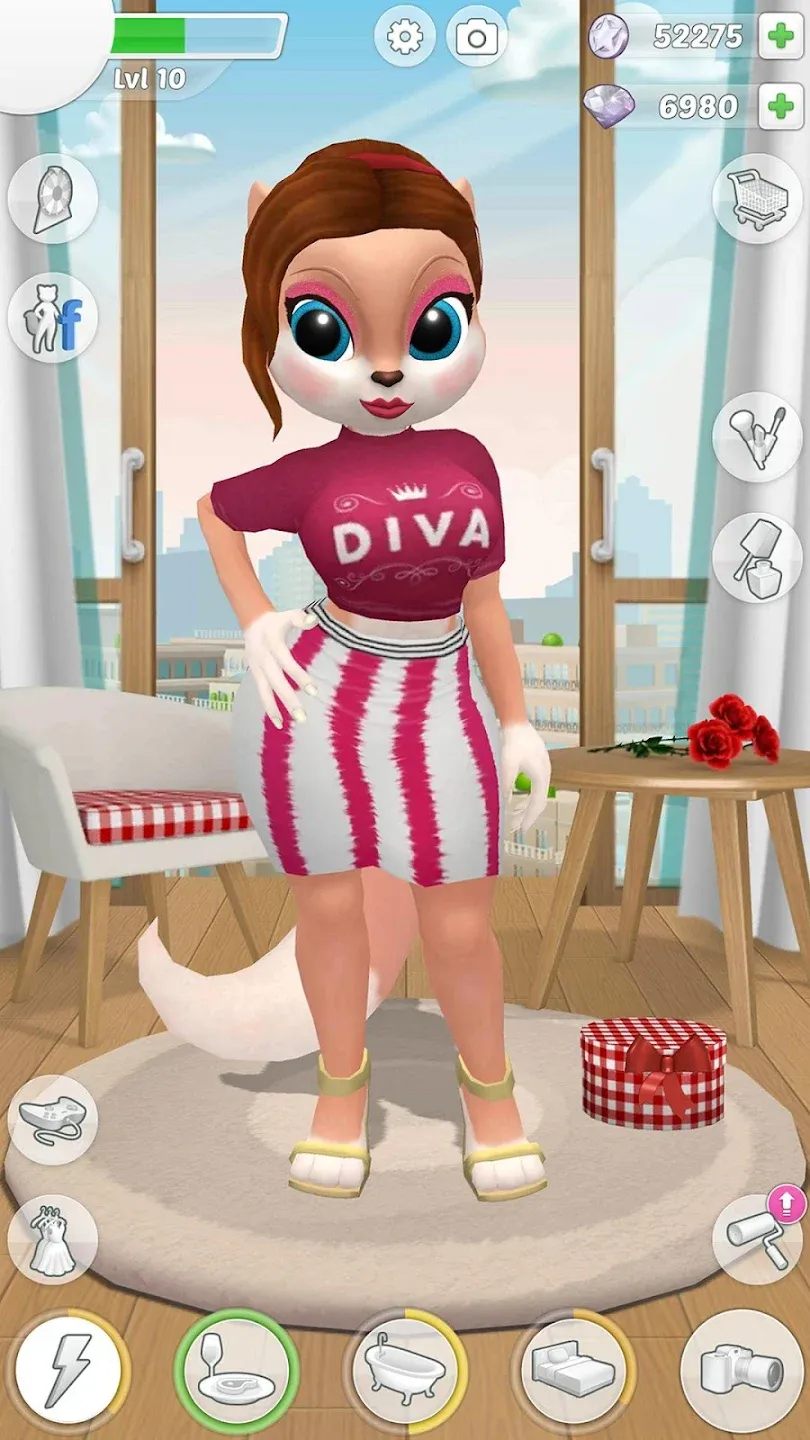 Говорящая Кошка Кими v5.2.0 APK Мод (Много денег) Screenshot 1 Говорящая Кошка Кими v5.2.0 APK Мод (Много денег) Screenshot 1