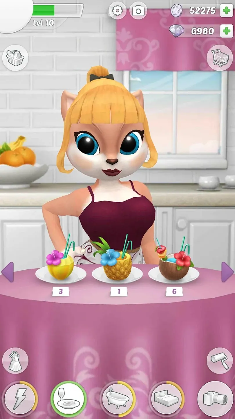 Говорящая Кошка Кими v5.2.0 APK Мод (Много денег) Screenshot 3 Говорящая Кошка Кими v5.2.0 APK Мод (Много денег) Screenshot 3
