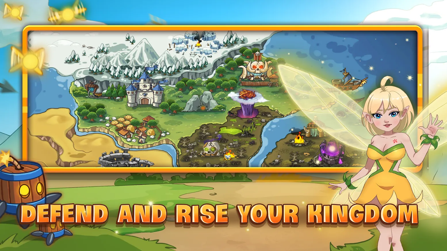 Mega War – Clash of Legions [мод: меню] Screenshot 2