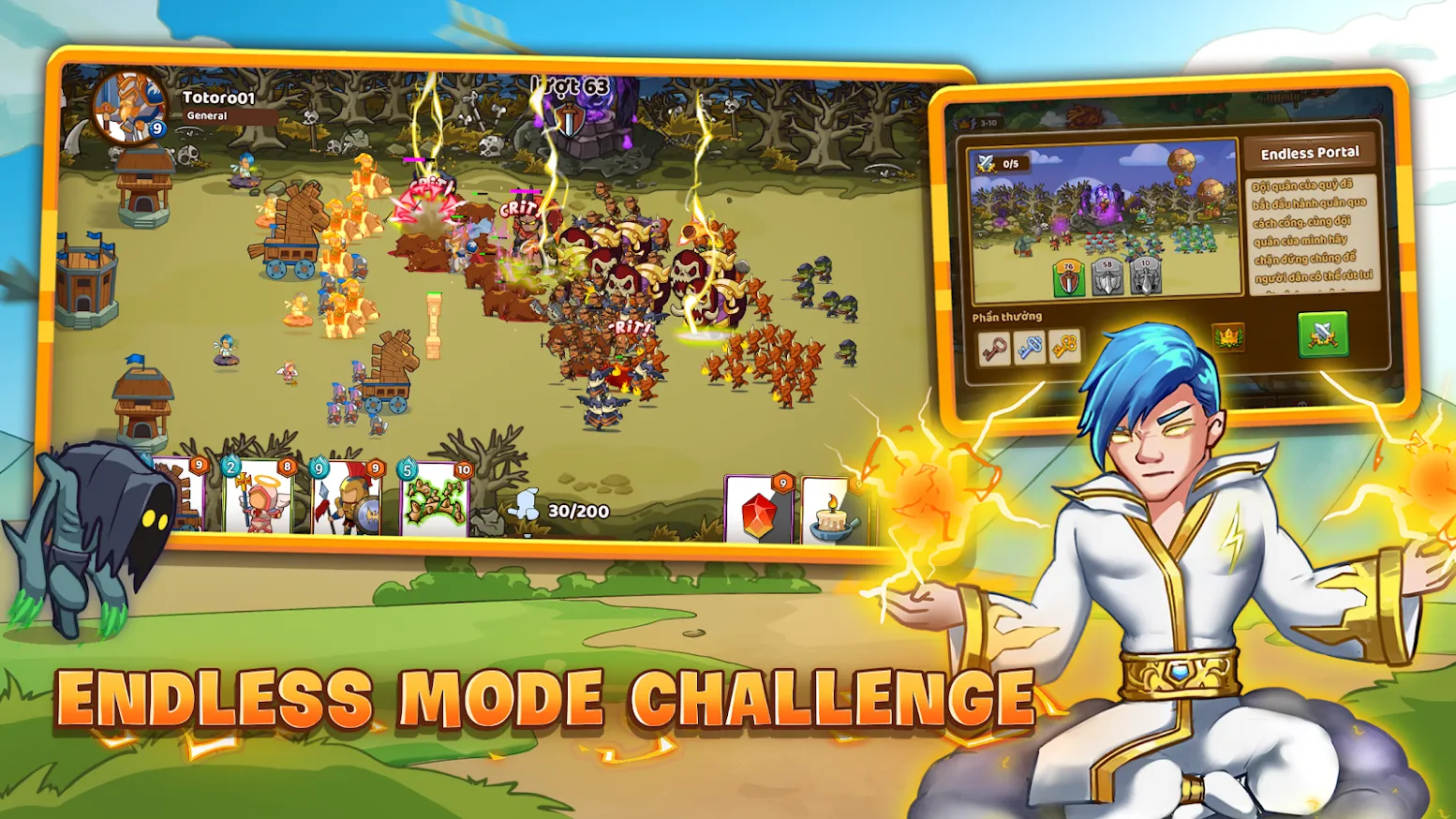 Mega War – Clash of Legions [мод: меню] Screenshot 5