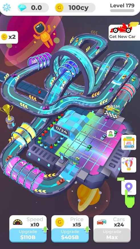 Idle Racing Tycoon-Car Games [мод: бесплатные награды] Screenshot 2