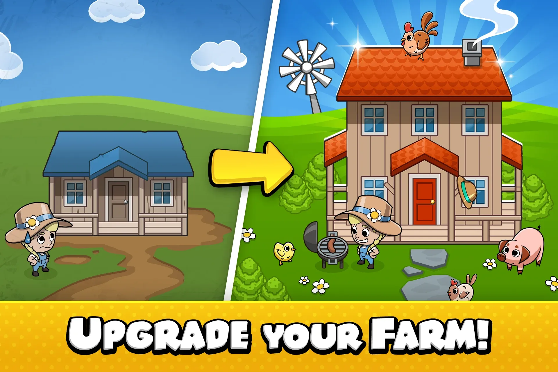 Idle Farm Tycoon v1.16.0 APK Мод (Бесплатные улучшения) Screenshot 2 Idle Farm Tycoon v1.16.0 APK Мод (Бесплатные улучшения) Screenshot 2