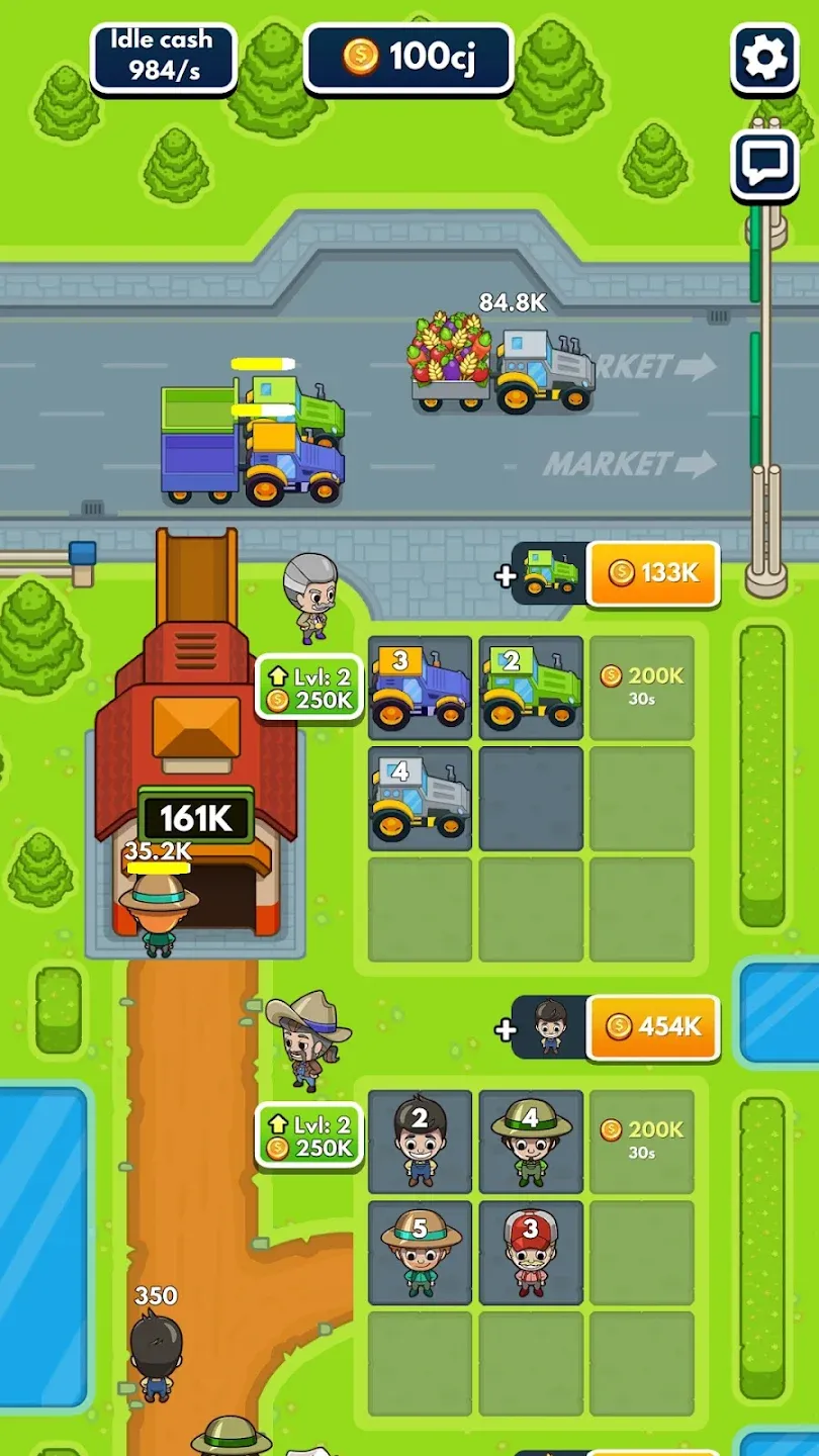 Idle Farm Tycoon v1.16.0 APK Мод (Бесплатные улучшения) Screenshot 5