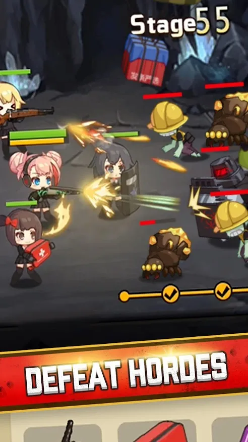 Merge Rush Z [мод: много денег] Screenshot 2