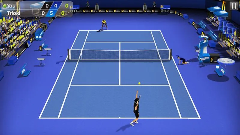 Теннис пальцем 3D – Tennis [мод: много денег] Screenshot 1