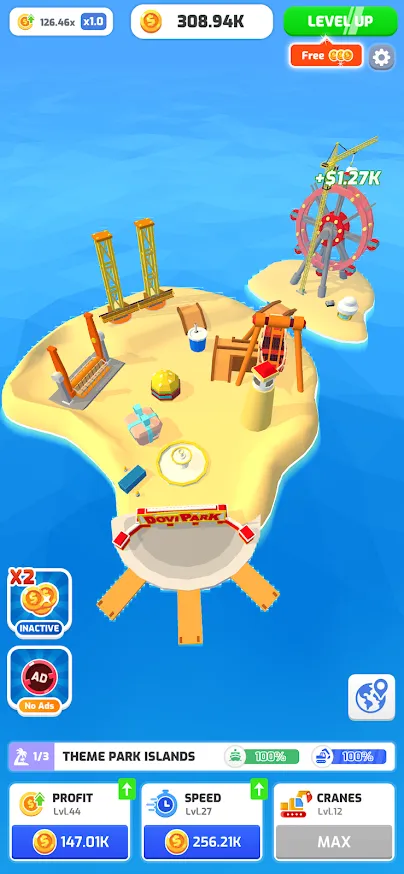 Idle Island Inc [мод: бесплатные покупки] Screenshot 5