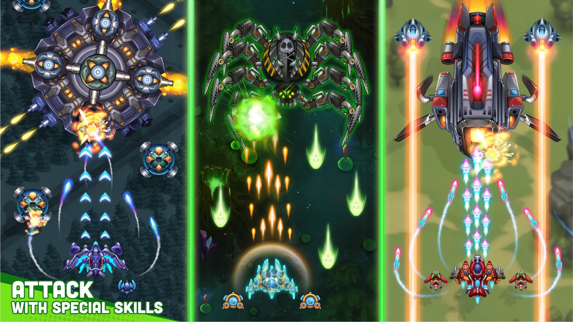 Sky Raptor: самолеты стрелялки v2.5.9 APK Мод (Меню, Урон, Режим бога, Деньги) Screenshot 4 Sky Raptor: самолеты стрелялки v2.5.9 APK Мод (Меню, Урон, Режим бога, Деньги) Screenshot 4