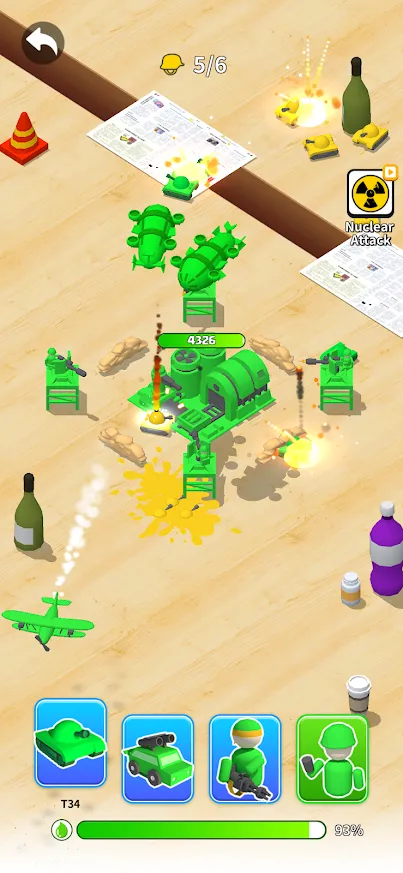 Toy Army: Draw Defense [мод: много денег] Screenshot 5