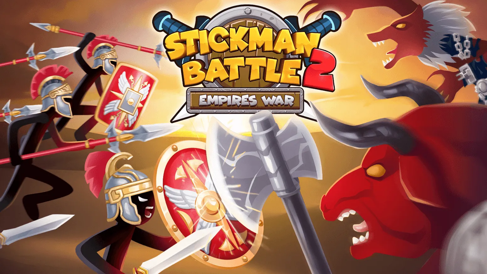 Stickman Battle 2: Empires War [мод: много денег] Screenshot 1