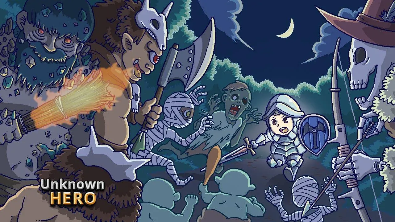 Unknown HERO - Farming RPG v3.0.305 APK Мод (Меню, Множитель урона, Режим бога.) Screenshot 1