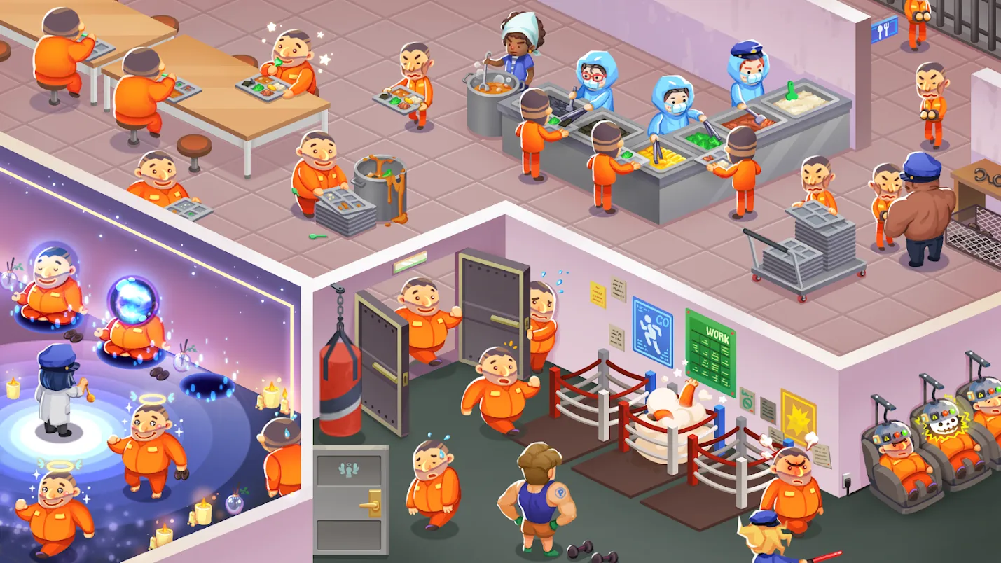 Idle Prison Tycoon [мод: много денег] Screenshot 3