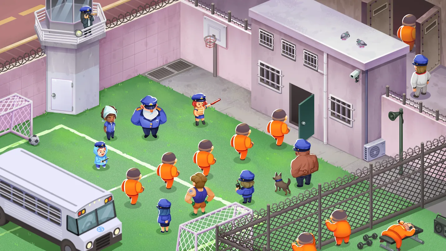 Idle Prison Tycoon [мод: много денег] Screenshot 4