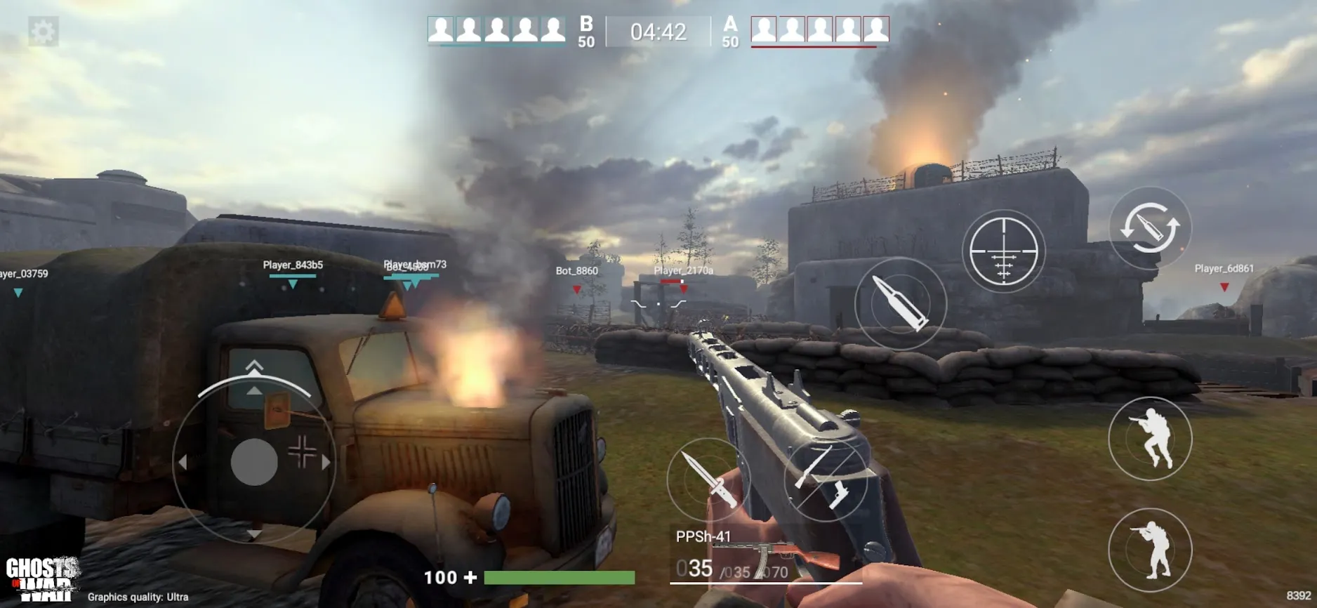 Ghosts of War: WW2 Стрелялки Screenshot 3