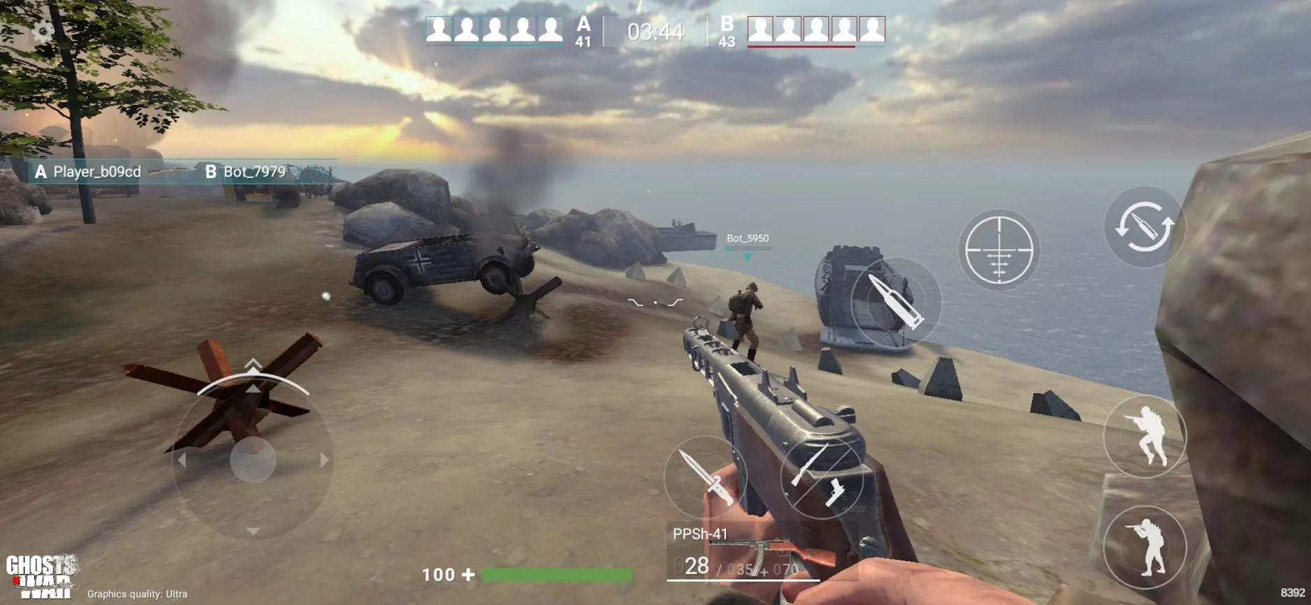 Ghosts of War: WW2 Стрелялки Screenshot 4