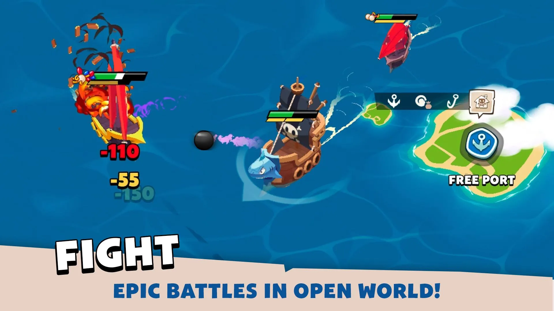 Pirate Evolution! v0.27.0 APK Мод (Много денег) Screenshot 1