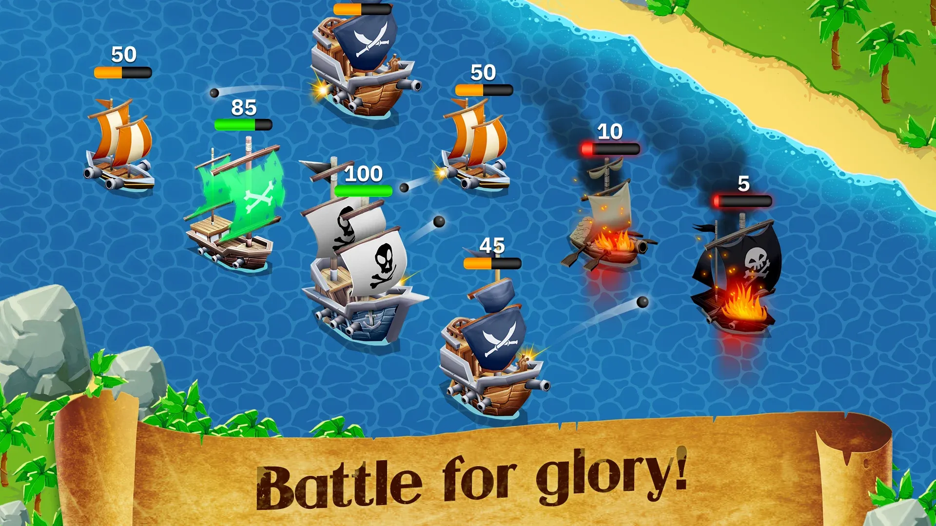 Idle Pirate Tycoon v1.20.0 APK Мод (Меню, Много денег) Screenshot 3