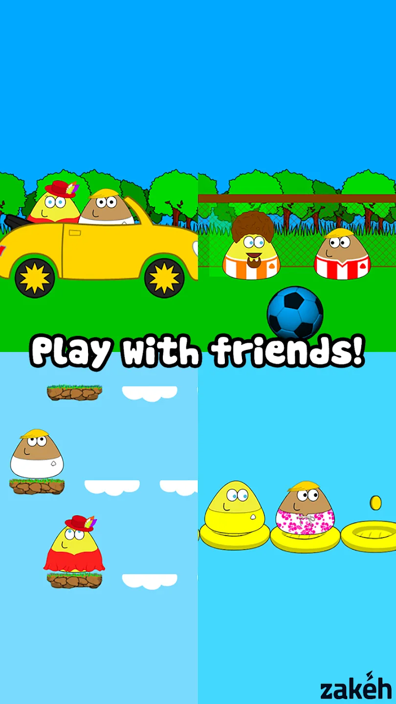 Pou v1.4.134 APK Мод (Много монет) Screenshot 5