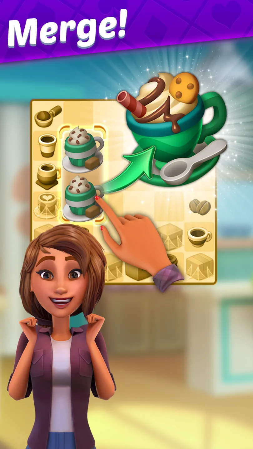 Роман в пасьянсах: Ava's Manor v54.0.0 APK Мод (Много звёзд) Screenshot 2