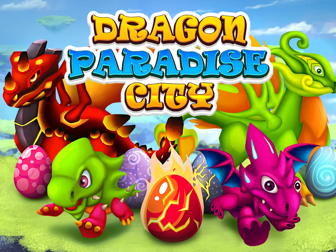 Dragon Paradise City: Breeding War Game [мод: много денег] Screenshot 1