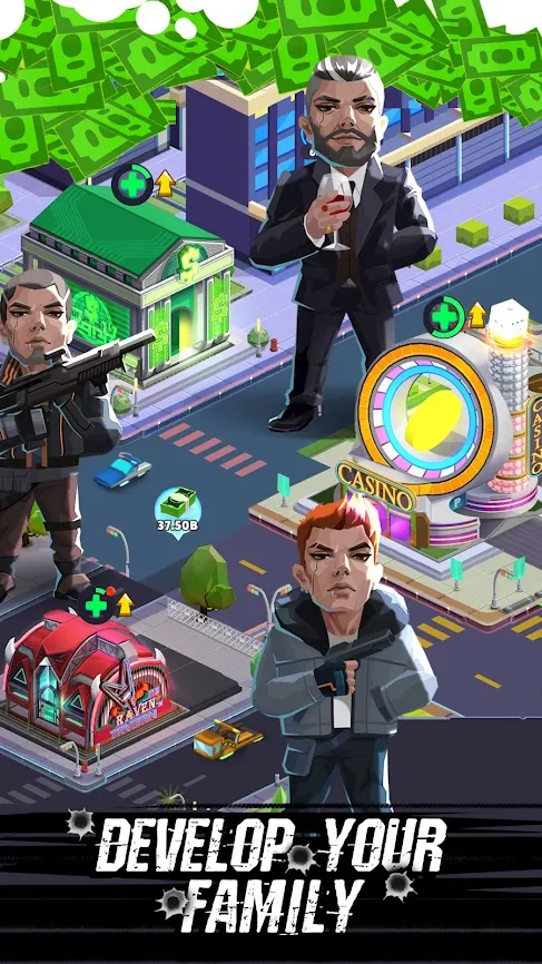 Mafia Inc. – Игра в праздного магната [мод: много денег] Screenshot 5