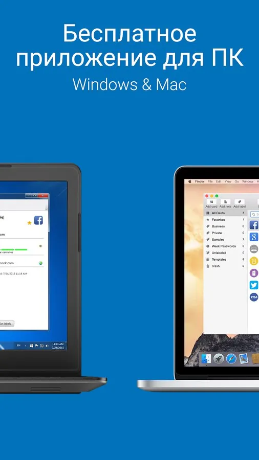 Менеджер Паролей SafeInCloud 1 Screenshot 2