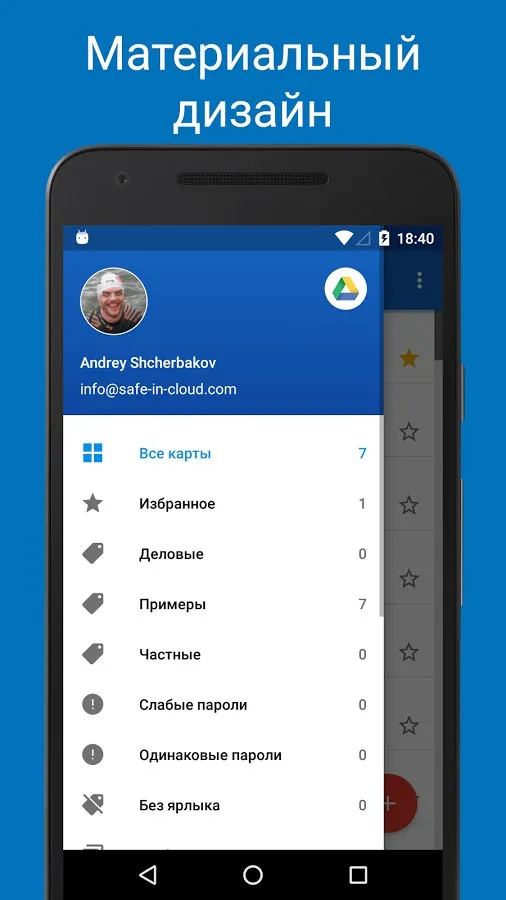 Менеджер Паролей SafeInCloud 1 Screenshot 3