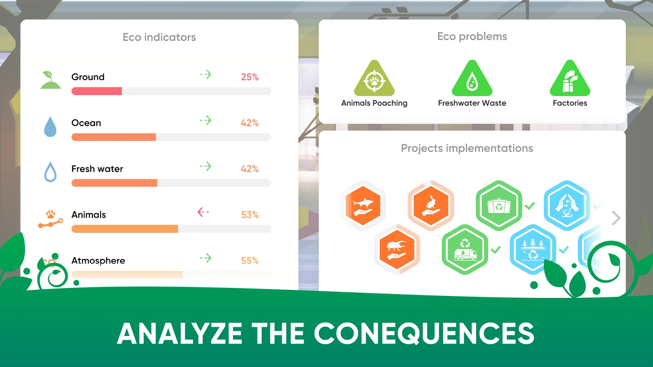 ECO inc. Save the Earth v1.3.3 APK Мод (Бесплатные улучшения) Screenshot 3