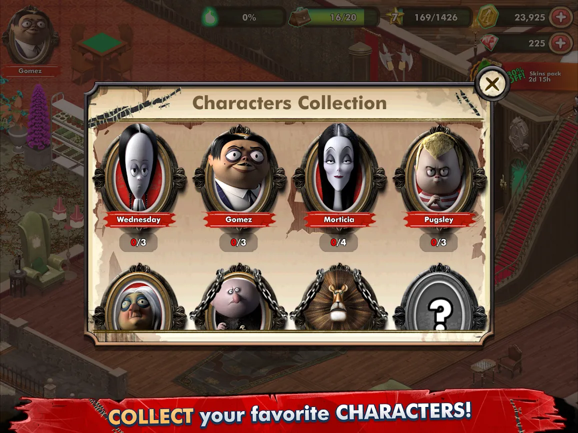 Addams Family: Mystery Mansion [мод: много денег] Screenshot 3