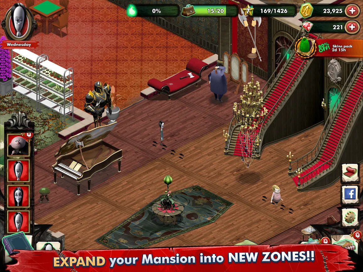 Addams Family: Mystery Mansion [мод: много денег] Screenshot 5