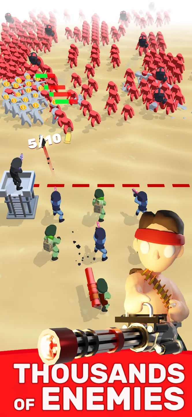 Idle Army v14.1.0 APK Мод (Тупой враг) Screenshot 1