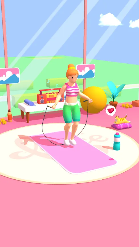 Idle Beauty Girl: Workout master [мод: много денег] Screenshot 4