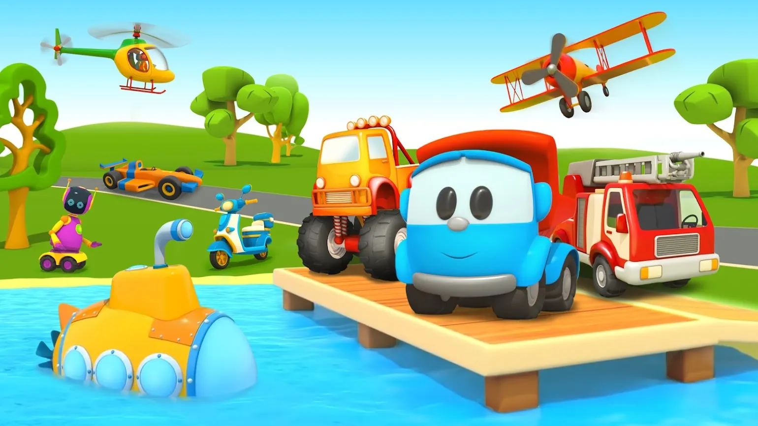 Лева 2 Машинки: Игры для Детей Screenshot 1