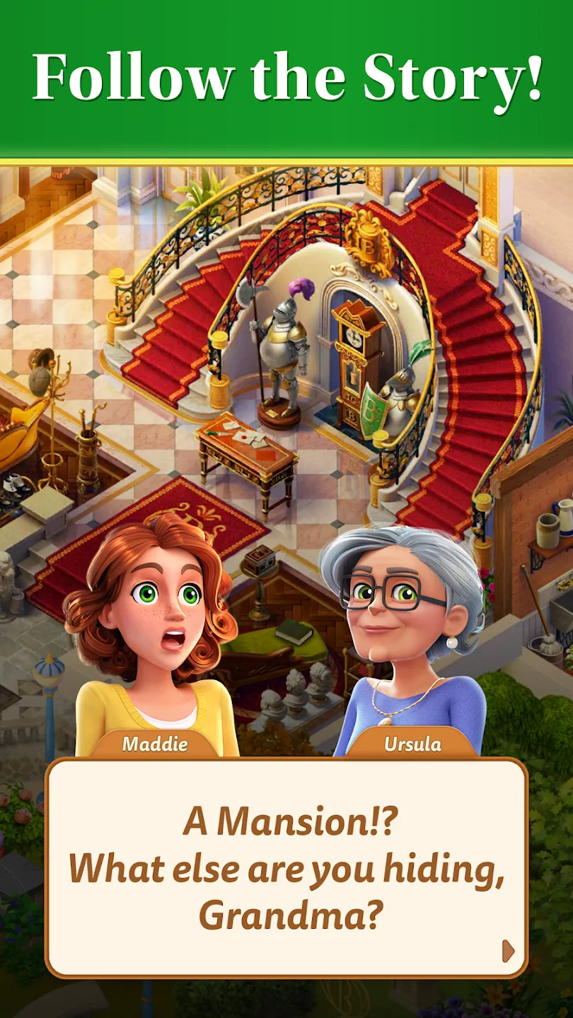 Merge Mansion v25.07.01 APK Мод (Много денег) Screenshot 3