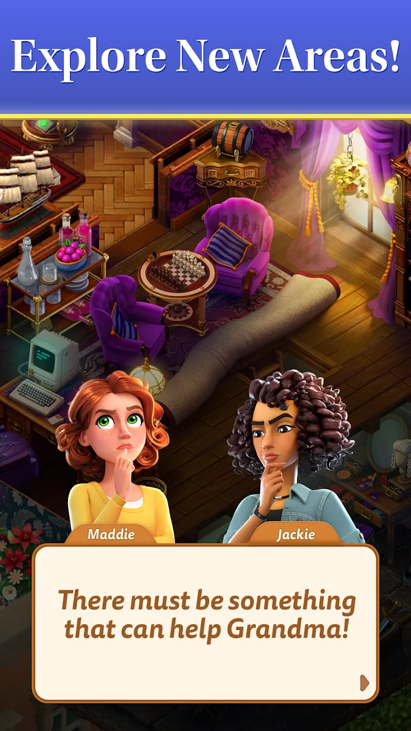 Merge Mansion v25.07.01 APK Мод (Много денег) Screenshot 4