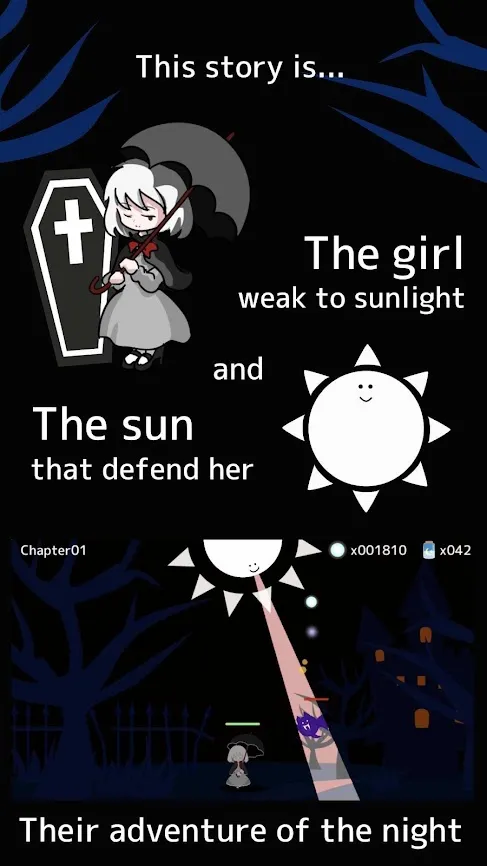Sun and dark girl. - TERASENE - [мод: много денег] Screenshot 2