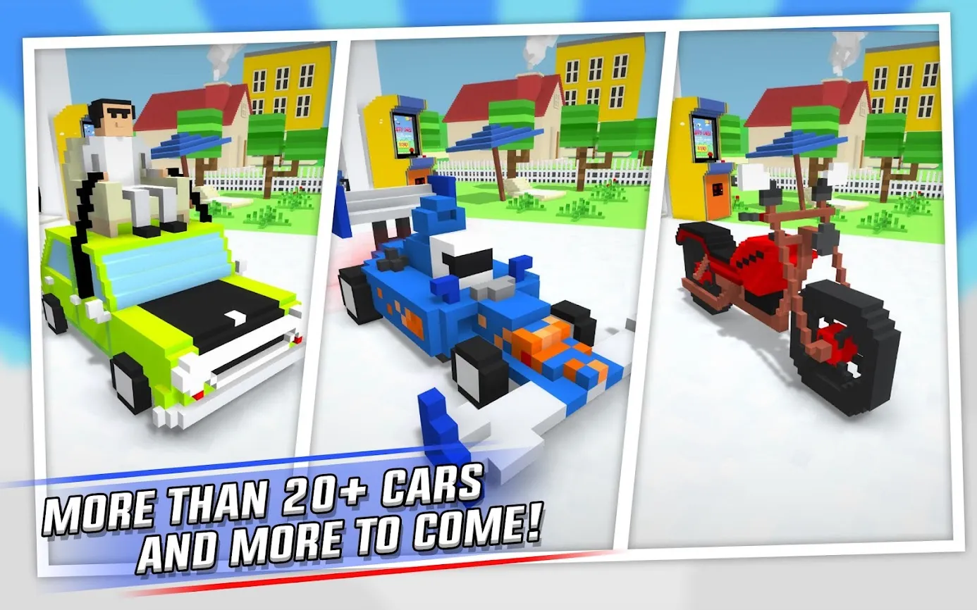 Crossy Brakes: Blocky Road Fun [мод: много денег] Screenshot 5