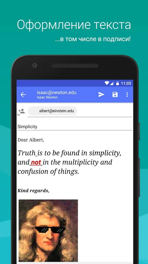 Aqua Mail - быстро и надежно Screenshot 3