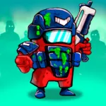 Скачать Space Zombie Shooter: Survival [мод: высокий урон] на Андроид